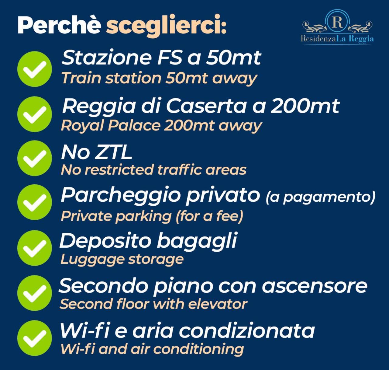 Residenza La Reggia Bed and Breakfast Caserta Eksteriør billede